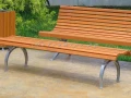 Лавочки СП40л-1,8Б без спинки из лиственницы