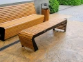 Лавочки СМл-2Б без спинки в современном стиле