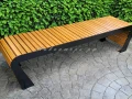 Лавочки СМл-2Б без спинки в современном стиле